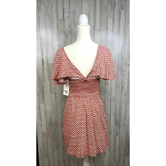 NWT Billabong Tomorrows End Mini Dress Women's XS Geometric Boho Summer Casual - Picture 6 of 8